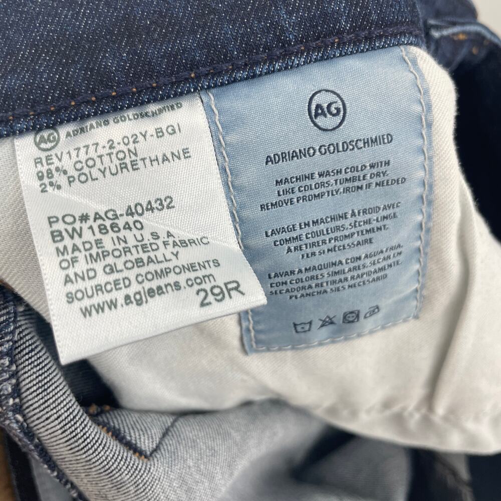 AG Adriano Goldschmied Women's High Rise Farrah Skinny Ankle Jeans Size 29 - Picture 10 of 10